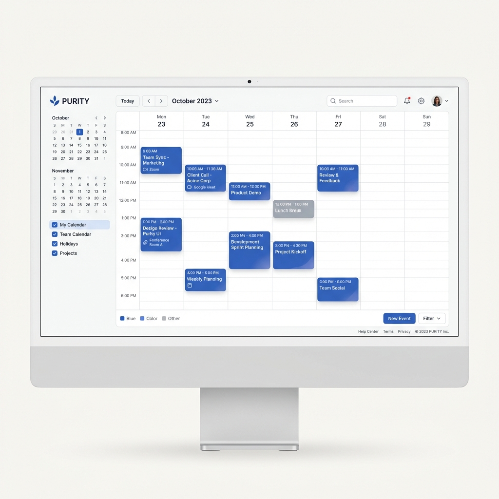 Purity - Calendario